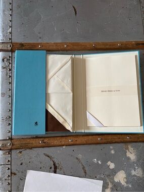 Henry Birks & Sons Folded Stationery Set